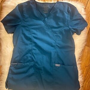 Cherokee Caribbean Blue Scrub Set